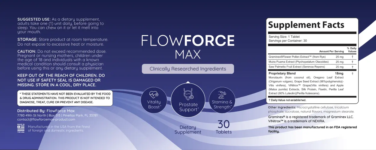 Flow force max purchase